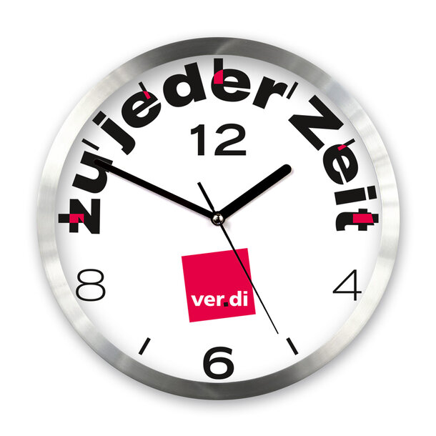Lautlose Wanduhr